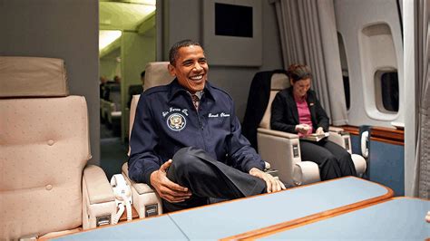 Obama on Commercial Flight