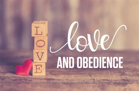 Obedience and Love in the Christian Life