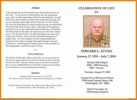 Obituary example