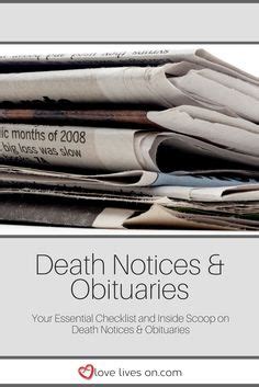 Obituary publishing tips