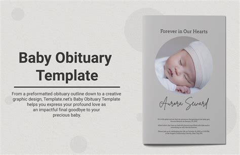 Example of an obituary template