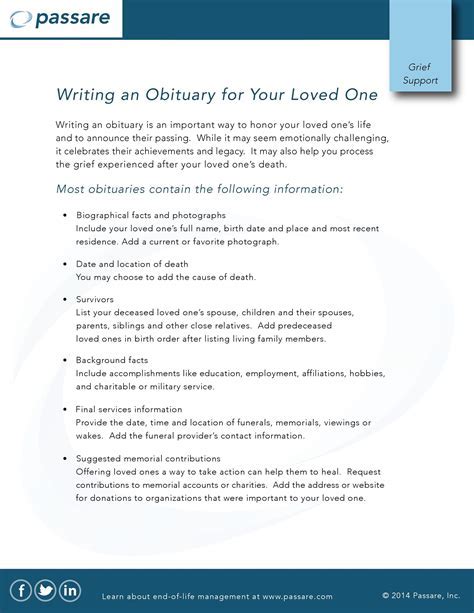 Benefits of Using an Obituary Template