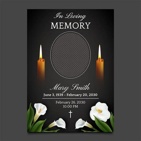 Obituary Template Designs