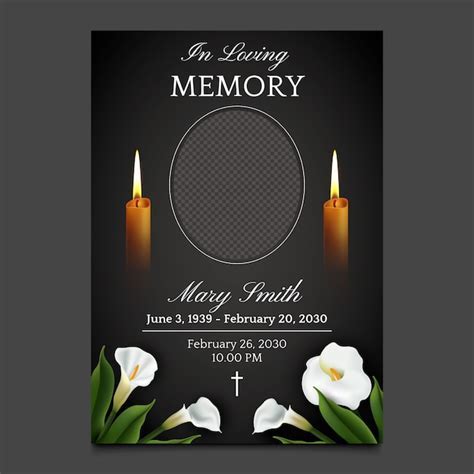 Download Free Obituary Template