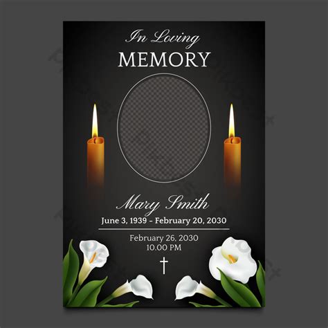 Obituary Template Layout