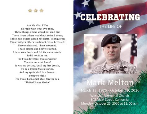 Obituary with Military Honors