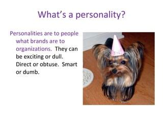 Obtuse personalities in people