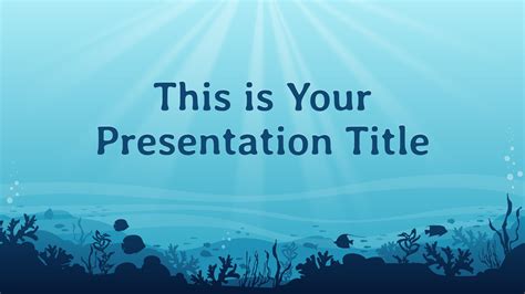 Ocean-inspired presentations