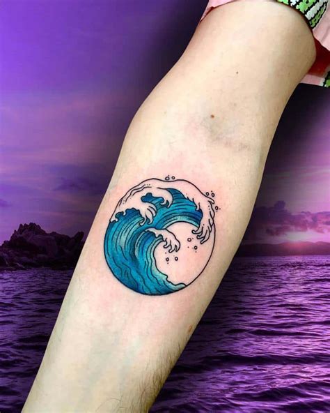 Ocean Wave Tattoo Designs