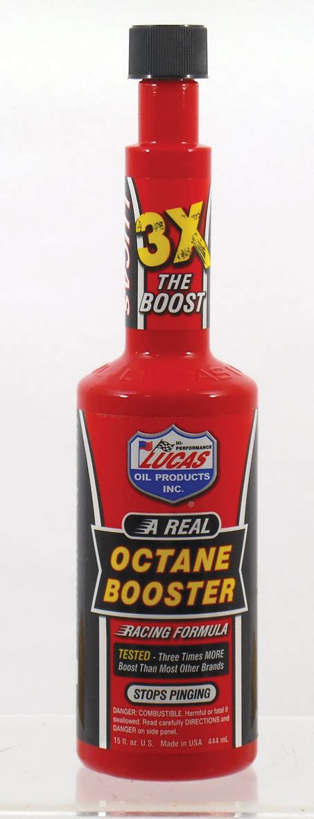 Octane booster additives can help increase the octane rating of the fuel