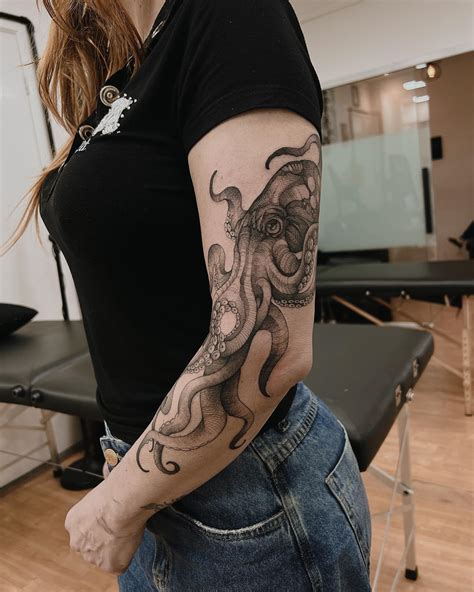 Octopus tattoo ideas for women