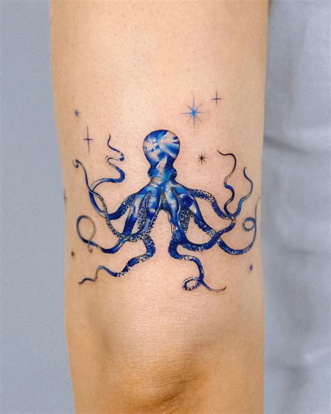 Octopus tattoos on arm