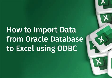 ODBC Dbf file import in Excel