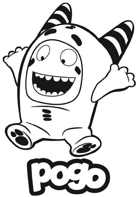 Oddbods Coloring Pages for Kids Fun