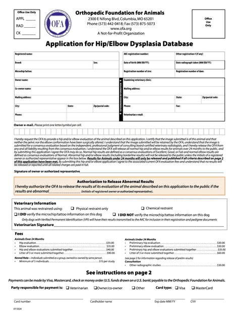 OFA Printable Forms for Landlords