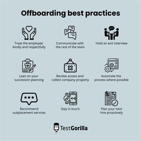 Best practices for offboarding employees