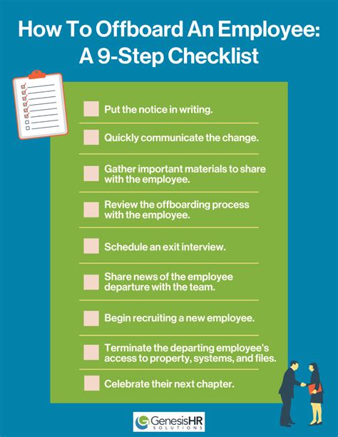 Offboarding steps for a smooth transition