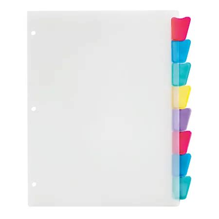 Office Depot 8 Tab Divider Template Gallery 2