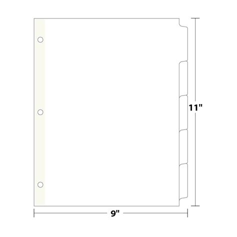 Office Depot 8 Tab Divider Template Gallery 5