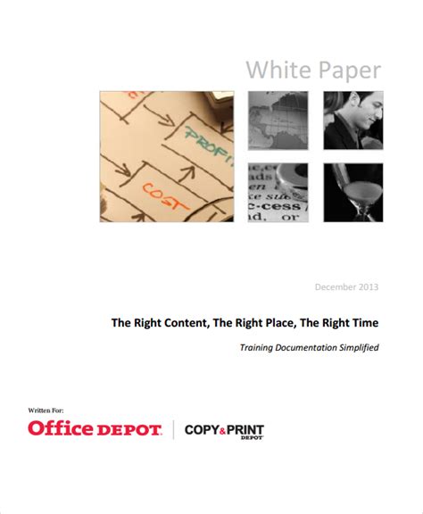 Office Depot Paper Template Example 5