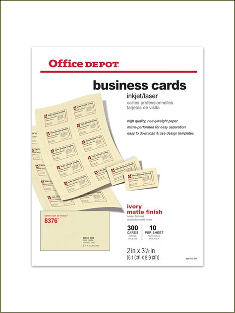 Office Depot Postcard Template Creation