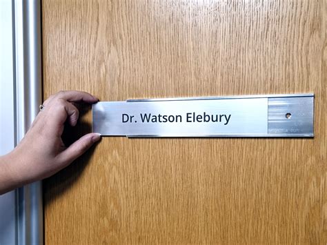 Office Door Sign Template