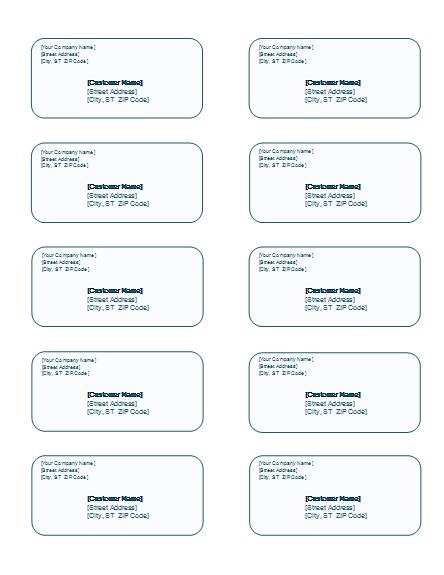 Office Label Templates Free Download