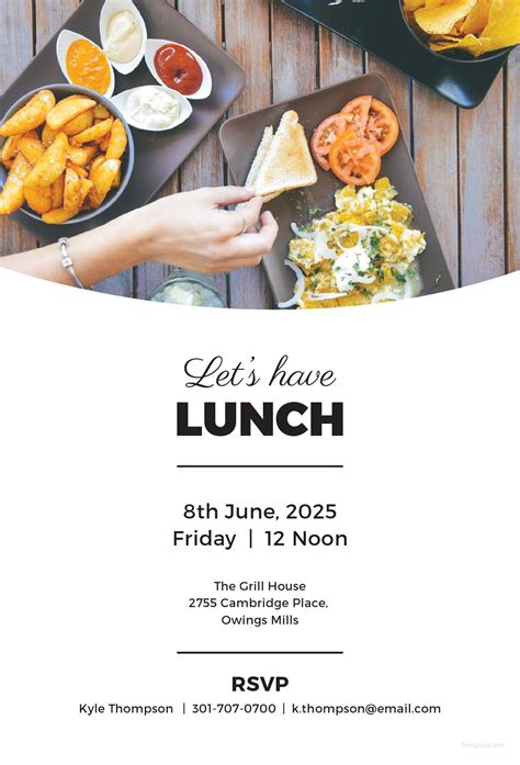 office lunch invite template