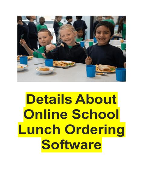 Office lunch ordering software