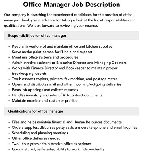 Office Manager Jobs