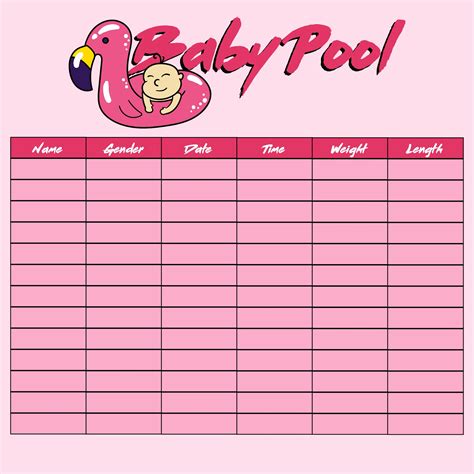 Office Pool Template PDF