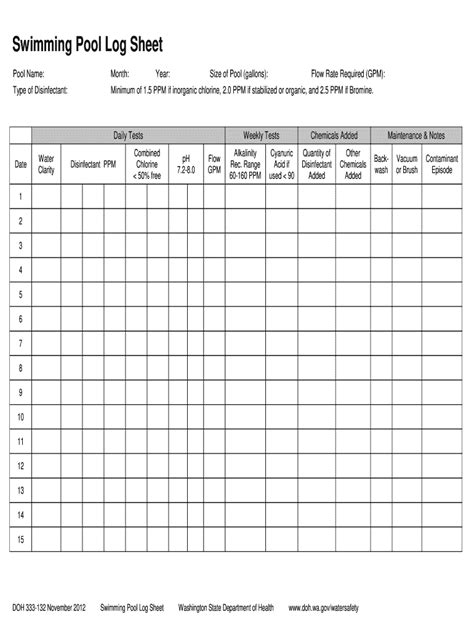 Office Pool Tracking Sheet Example