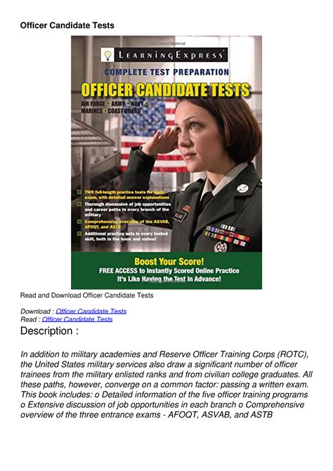 Officer Candidate Test