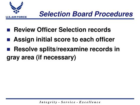 Understanding the Officer Selection Process