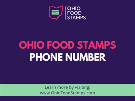 Ohio Food Stamps Phone Number