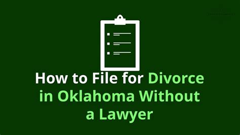 Oklahoma Divorce Filing