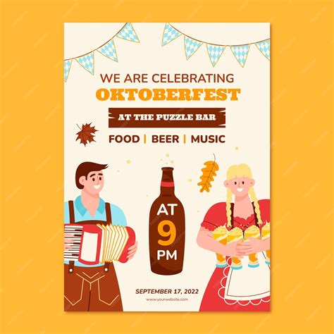 Oktoberfest Invitation Template 1