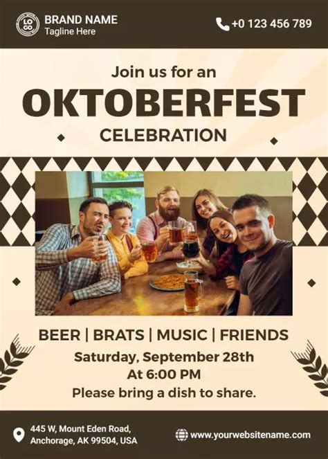 Oktoberfest Invitation Template 4