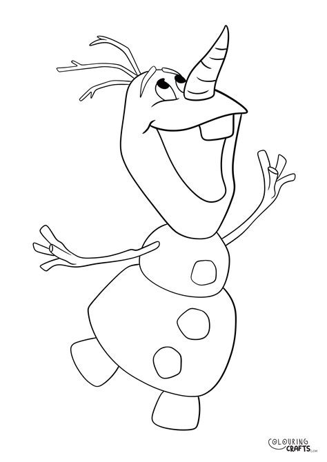 Olaf Coloring Pages Image 3