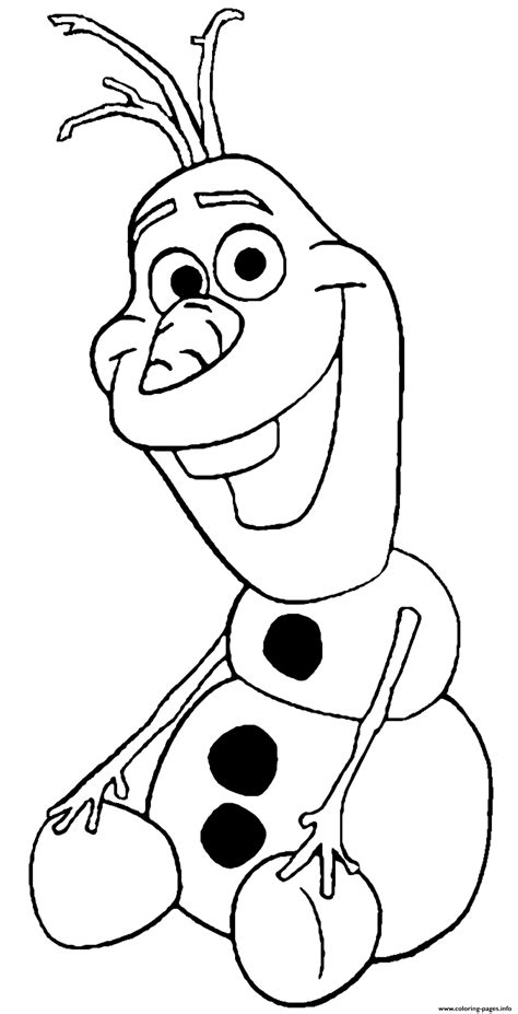 Olaf Coloring Pages Gallery 1