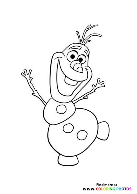 Olaf Coloring Pages Gallery 4