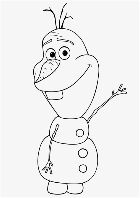 Olaf Coloring Pages Gallery 1