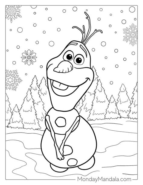 Olaf Coloring Pages Gallery 2