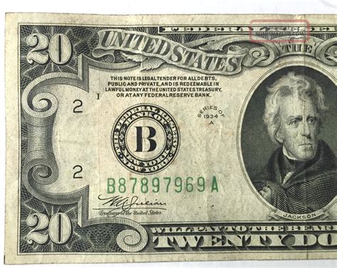 Old $20 bill design