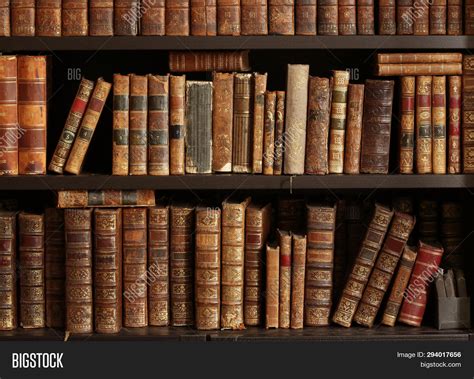 Old books on a shelf