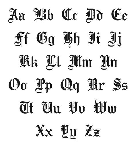 Old English Font