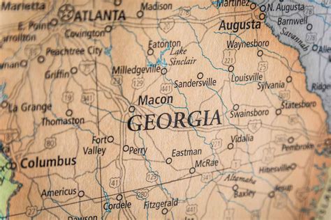 Old Georgia County Maps