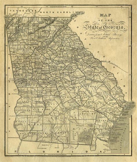 Old Georgia Maps