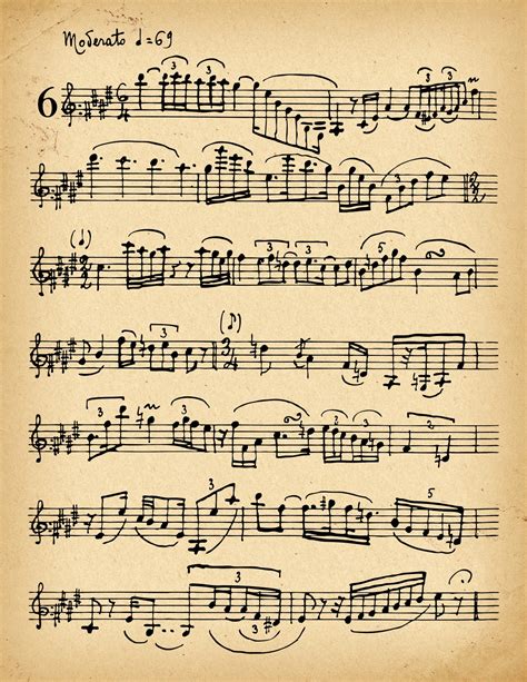 Old Music Sheets