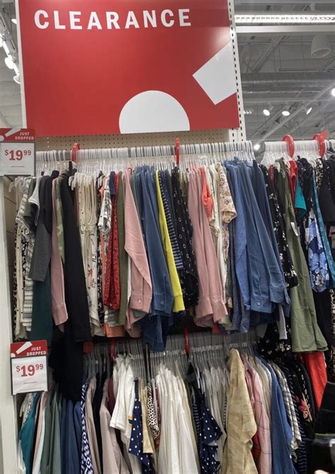 Clearance section at Old Navy